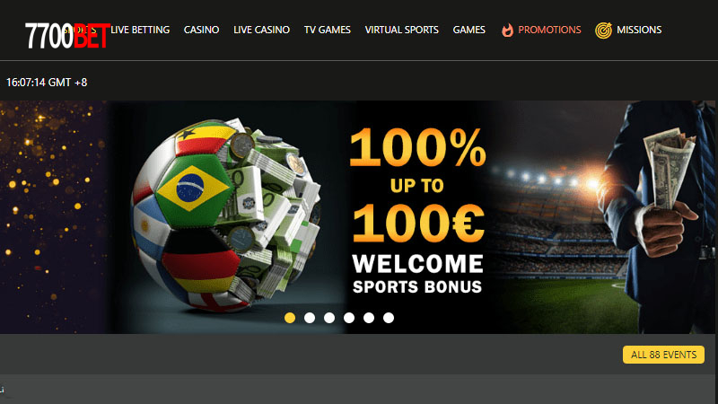 Promoções da 7700Bet