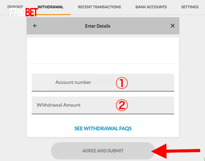 Saque na 7700Bet