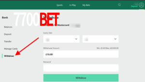 Saque na 7700Bet