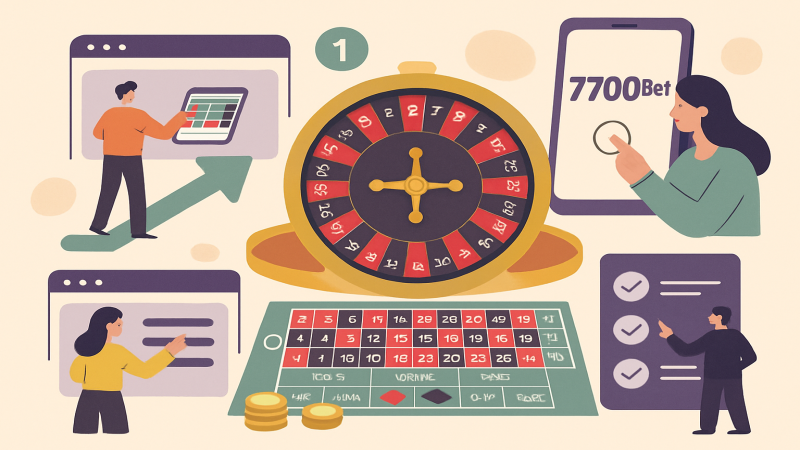 Passo a Passo Pr&aacute;tico para Jogar Roleta na 7700Bet